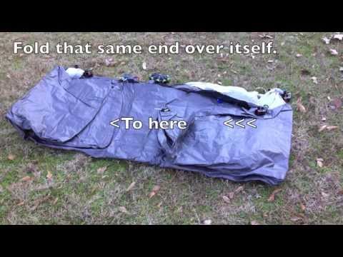 Repack the Coleman Octagon 98 Tent (no audio)
