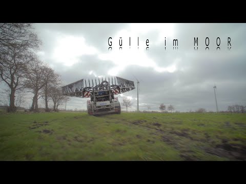 GÜLLE im MOOR - Lohnbetrieb Hilmar Thomßen im Einsatz | 4K