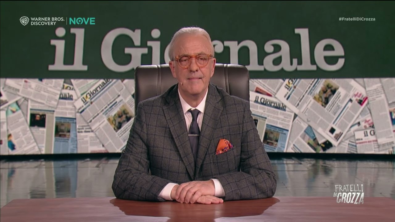 Crozza Feltri: "I rapinatori sono scappati dalle fogne perchè a Napoli sono l'unica cosa pulita"