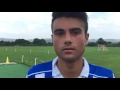 Goalscorer Easah Suliman on the Oxford friendly and his time with England