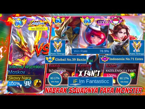 NABRAK TOP GLOBAL DAN TOP SUPREME DARI SQUAD IM FANTASTIC(F4N'T) GILA TERNYATA SEKERAS INI! ~ MLBB