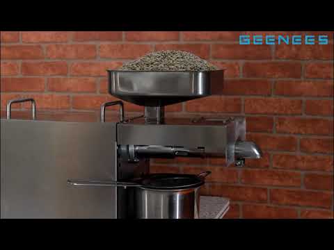 Demonstration of Sunflower Seeds Oil Extractor Machine