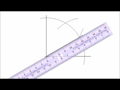 How to divide a right angle into three equal parts