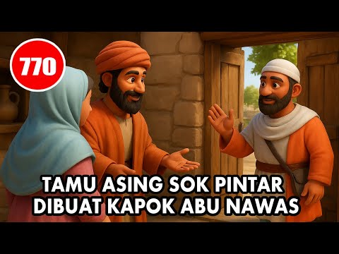 TAMU ASING DIBUAT KAPOK ABU NAWAS DENGAN KOTORAN KUDA - HUMOR SUFI