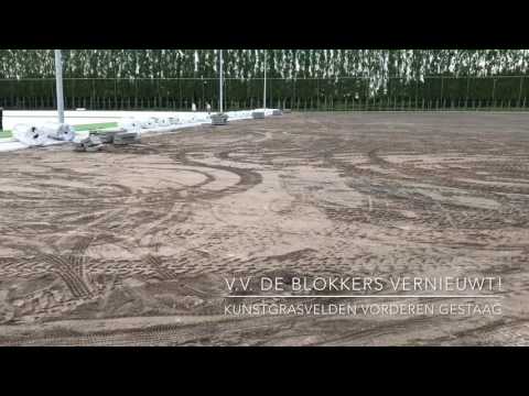 Nieuwe kunstgrasvelden bij v.v. De Blokkers