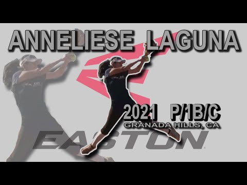 2021 Anneliese Laguna Pitcher and 1B/C Softball Skills Video Easton Elite