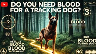Do you need Blood To recover a Deer with a Tracking Dog