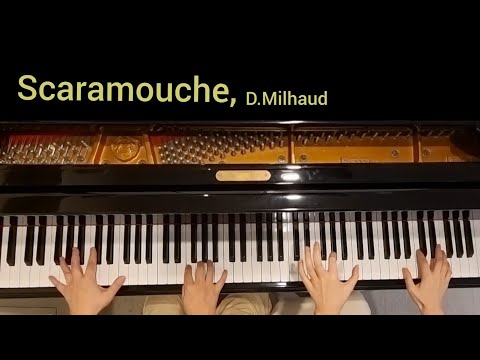 D.Milhaud : Scaramouche for 1 piano 4 hands 스카라무슈