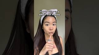 How to cover up a pimple with makeup!