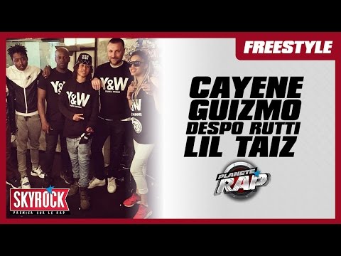 Cayene, Lil Taiz, Guizmo & Despo Rutti en freestyle #PlanèteRap