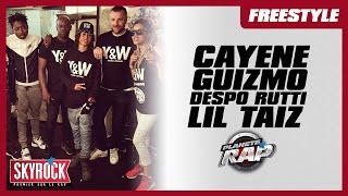 Cayene, Lil Taiz, Guizmo & Despo Rutti en freestyle #PlanèteRap