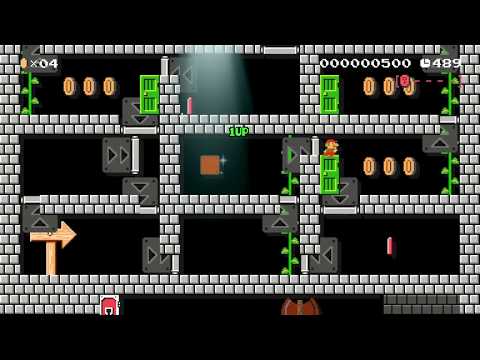 (SMM) My Levels - Chutes and Ladders Mini-Puzzle ♥