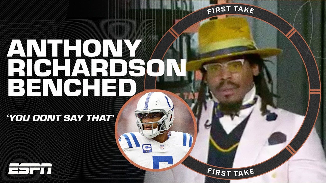 Cam Newton SOUNDS OFF on Anthony Richardson 🗣️ ‘YOU DON’T DO THAT’ | First Take