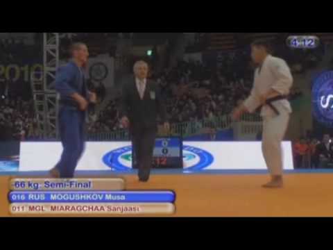 SUWON 2010 MOGUSHKOV (RUS) MIARAGCHAA (MGL) -66 KG