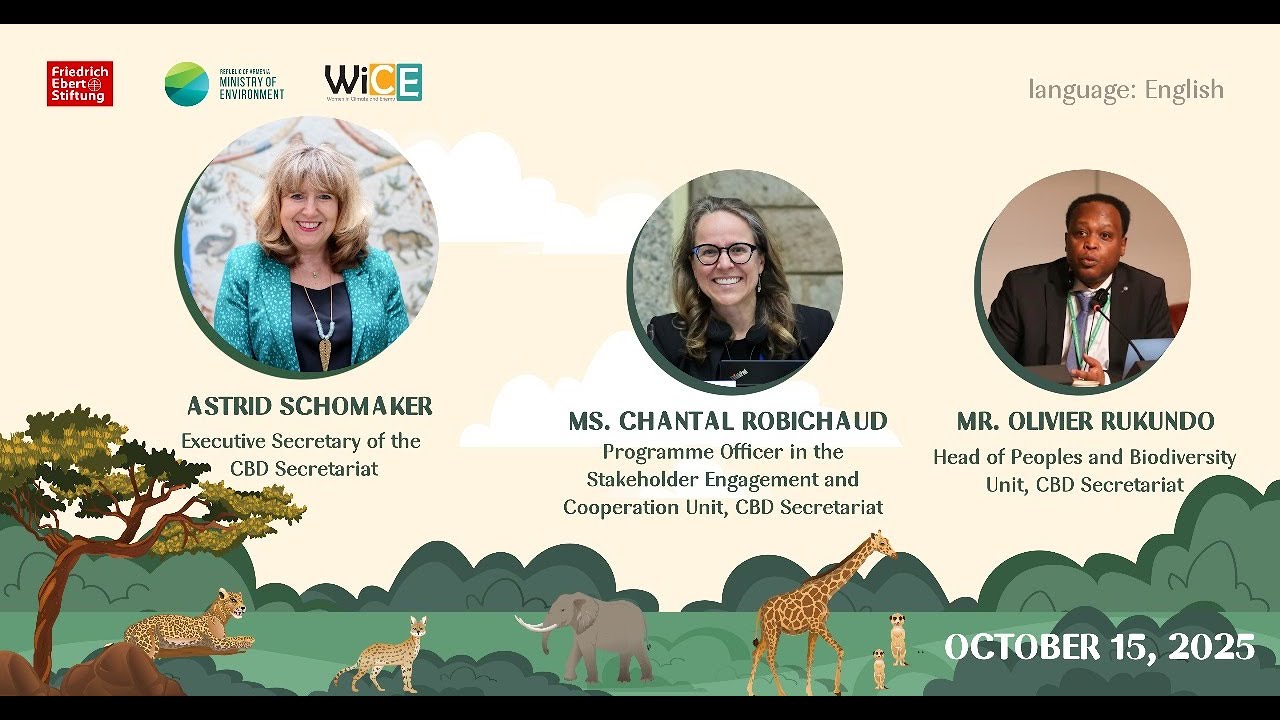 Capacity-Building Webinar Ahead of COP17: CSOs, Gender and Biodiversity