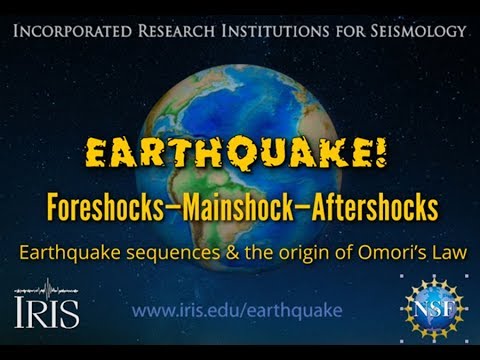 Earthquake!! Foreshock, Mainshock, or Aftershock? Which was it?