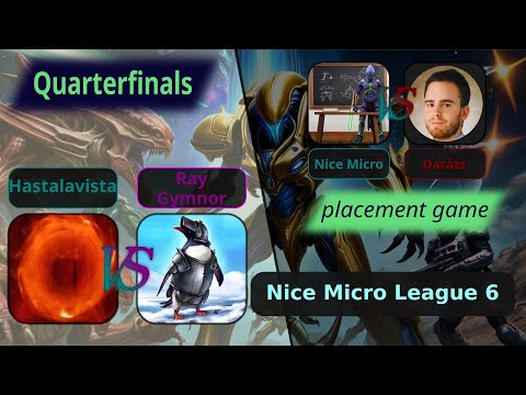 [NML6] round 6, stream 1 of Nice Micro Leauge 6 (StarCraft: Remastered)