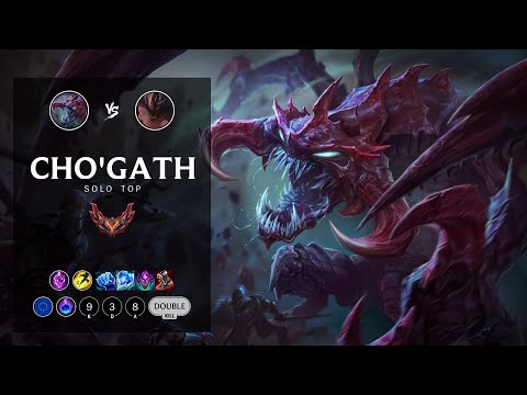 Cho'Gath Top vs Malphite - EUW Grandmaster Patch 12.18
