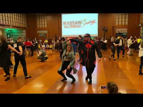 Paolo Iannello & Ayelet Kalderon, West Coast Swing Strictly Open at Warsaw Halloween Swing 2023 - 1