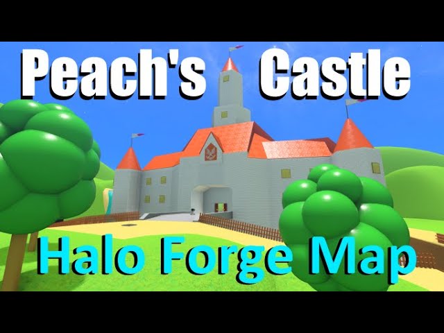 Someone made Princess Peach's Castle in Halo 5