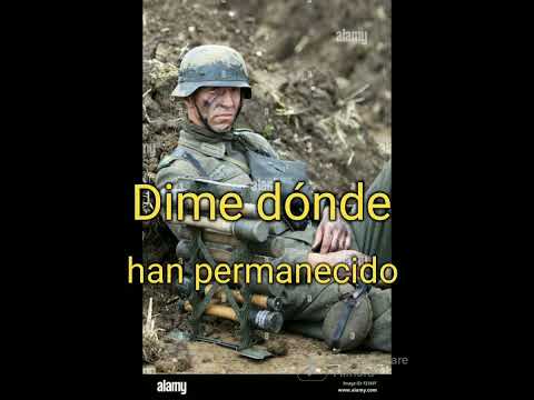 Marlene Dietrich. A dónde han ido todas las flores  ? ( Autor  : Pete seeger 1955). videogreg.