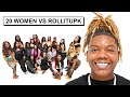20 WOMEN VS 1 INFLUENCER: ROLLITUPK