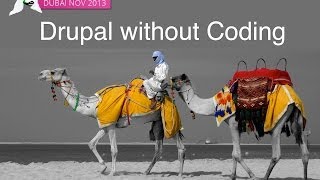 preview picture of video 'Drupal Camp Dubai - Drupal without Coding'