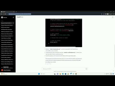 Selenium Firefox Profile Java