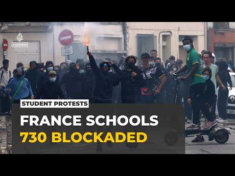 France student protests: Around 500 schools remain closed due to blockades