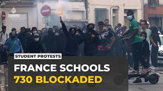 France student protests: Around 500 schools remain closed due to blockades