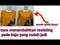 Cara Menambahkan Resleting Pada Baju BUSUI FRIENDLY