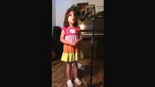 Amelie let&#39;s it ALL go #frozen #letitgo #itsameliesworld #singalong #disney #elsa #cute #karaoke