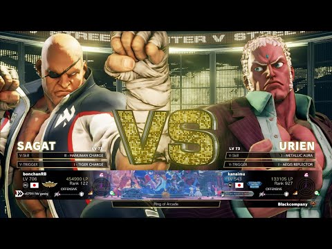 SFV Champion Edition 🔥 Bonchan (Sagat) Vs kanaimu (Urien) 🔥 Online Match's 12-26-2022