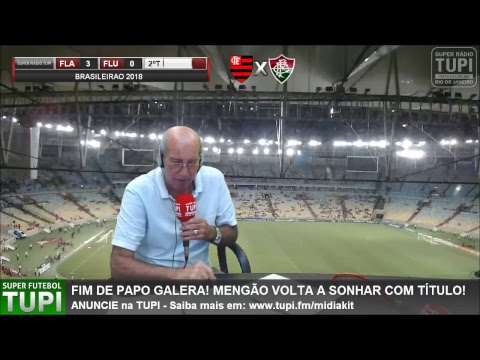 Flamengo 3 x 0 Fluminense - 29ª RODADA - Brasileirão - 13/10/2018