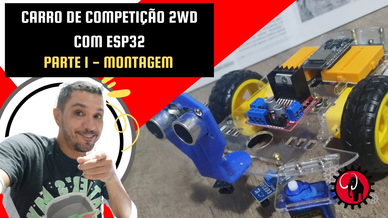 Miniatura do vídeo Carro de competição 2WD com ESP32 - Parte 1