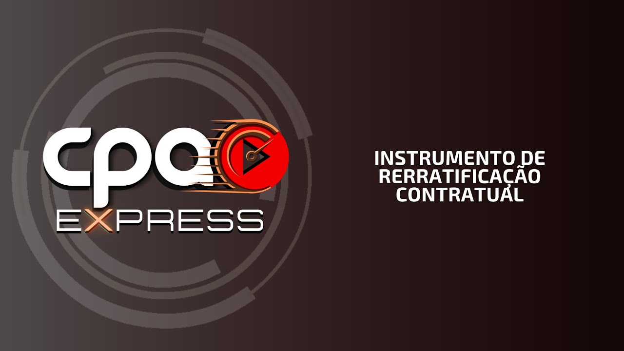 Instrumento de Rerratificação Contratual