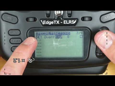 EdgeTX Transmitter Setup - 3 Model Types