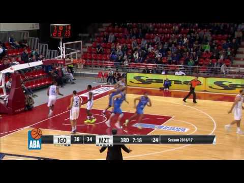 ABA Liga 2016/17 highlights, Round 11: Igokea  - MZT Skopje Aerodrom (27.11.2016)