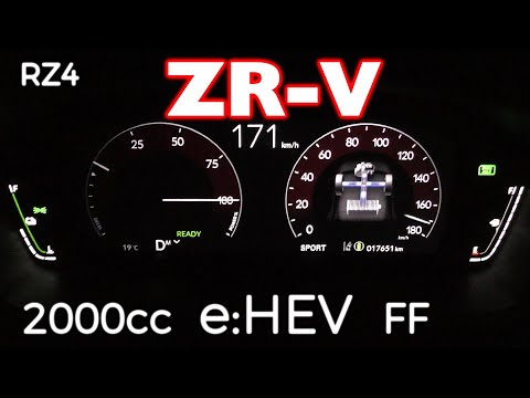 Thumbnail for (2023y) HONDA ZR-V e:HEV (RZ4) , acceleration test. (2.0L hybrid) DCT sound? by Honda Z