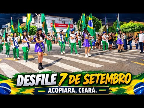 DESFILE 7 DE SETEMBRO ACOPIARA CEARA VEJA 