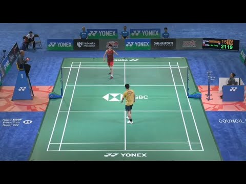 Li Shi Feng(CHN)  vs Kunlavut Vitidsarn(THA) | Badminton US open 2023 | Finals.