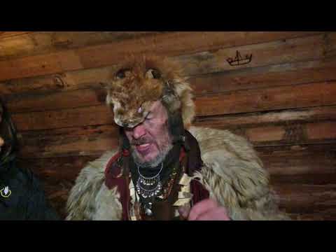 Young Explorers interviewing a Sami Shaman