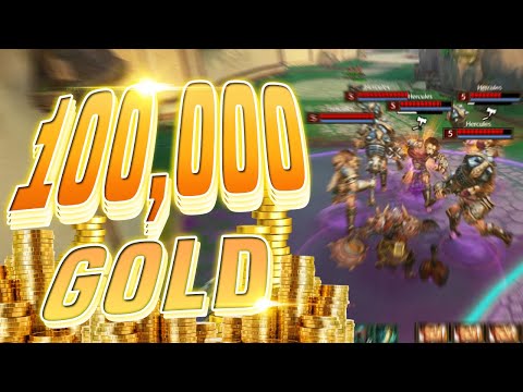 Smite: 1 vs. 5 100,000 Gold BOTS!