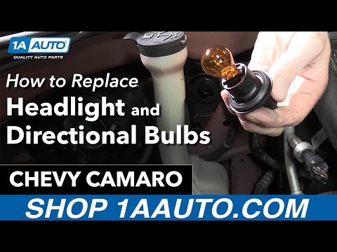 YouTube video about: How to change 2010 camaro headlight bulb?