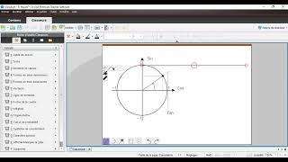 Widget trigonométrique –  Logiciel TI-Nspire CX