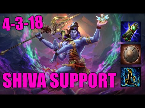 How did we even win this game, Shiva Support - Smite Grandmasters Ranked