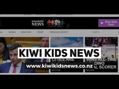 2025 Kiwi Kids News website