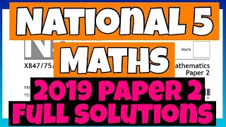 National 5 2019 Paper 2
