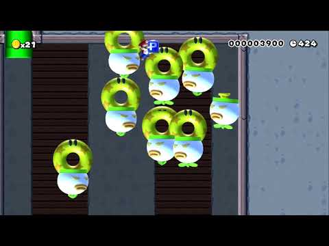 2-3 a huge haunted house by omidget ~ SUPER MARIO MAKER ~ NO COMMENTARY 1bd 1be