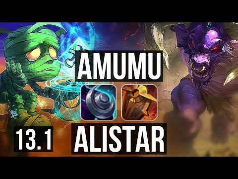 AMUMU & Draven vs ALISTAR & Varus (SUP) | Rank 2, Rank 1 Amumu, 2/3/19 | KR Master | 13.1